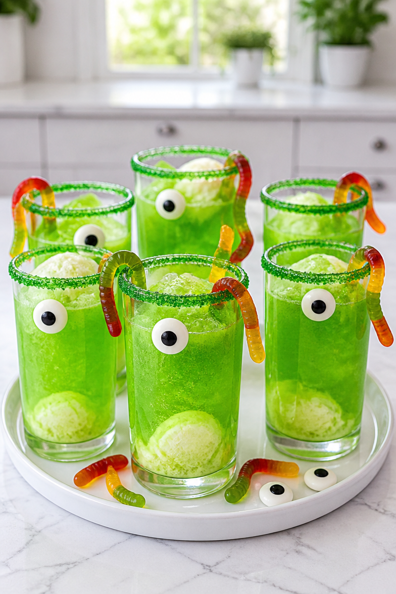 Mad Scientist Green Slime Soda