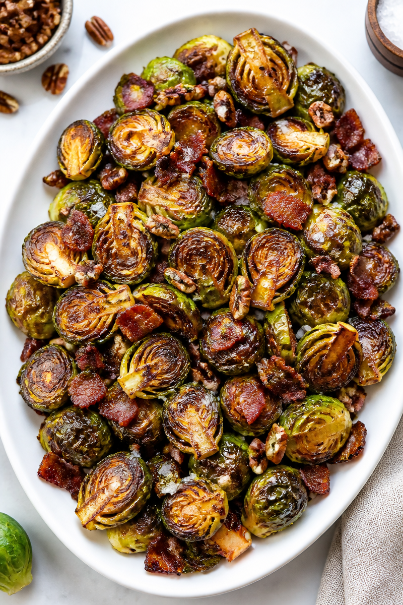 Maple Roasted Brussels Sprout Bacon