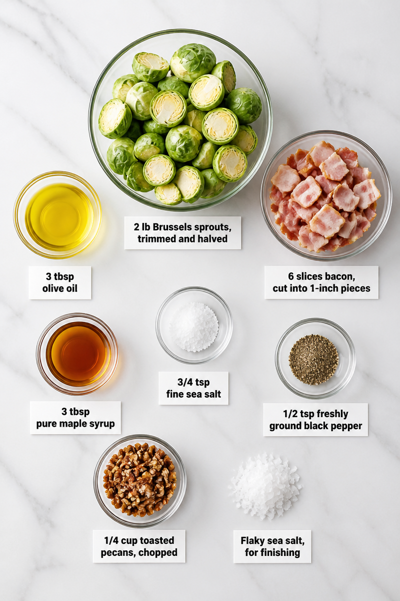 Maple Roasted Brussels Sprout Bacon