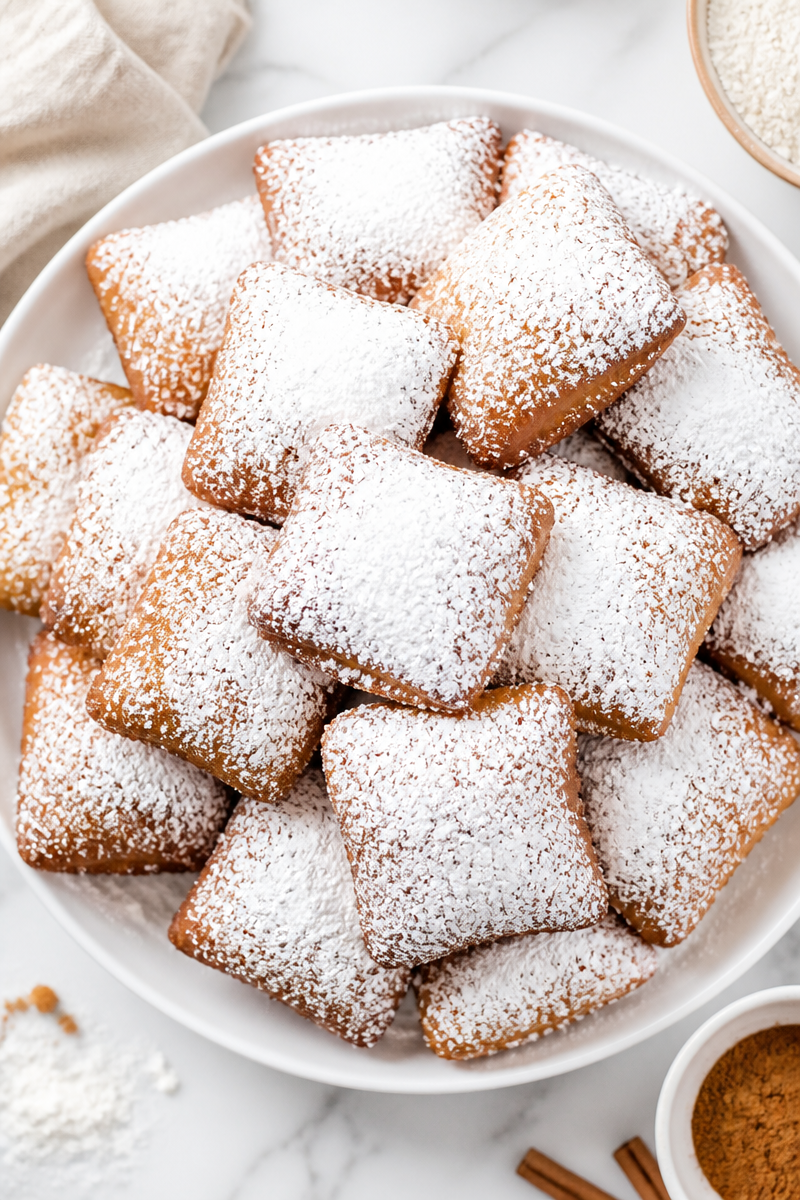 Pumpkin Beignet Bite Powdered Sugar Pumpkin Beignet Bite Powdered Sugar