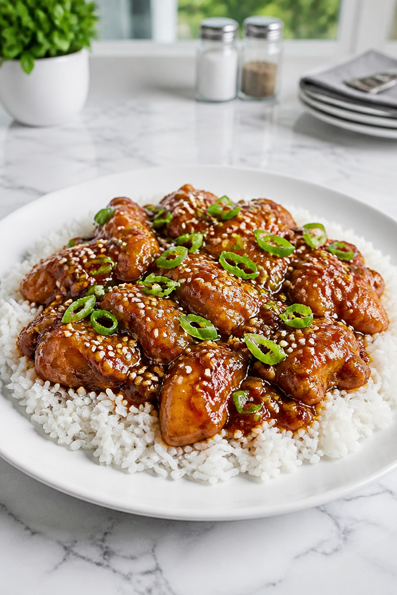 Slow Cooker Honey Garlic Chicken