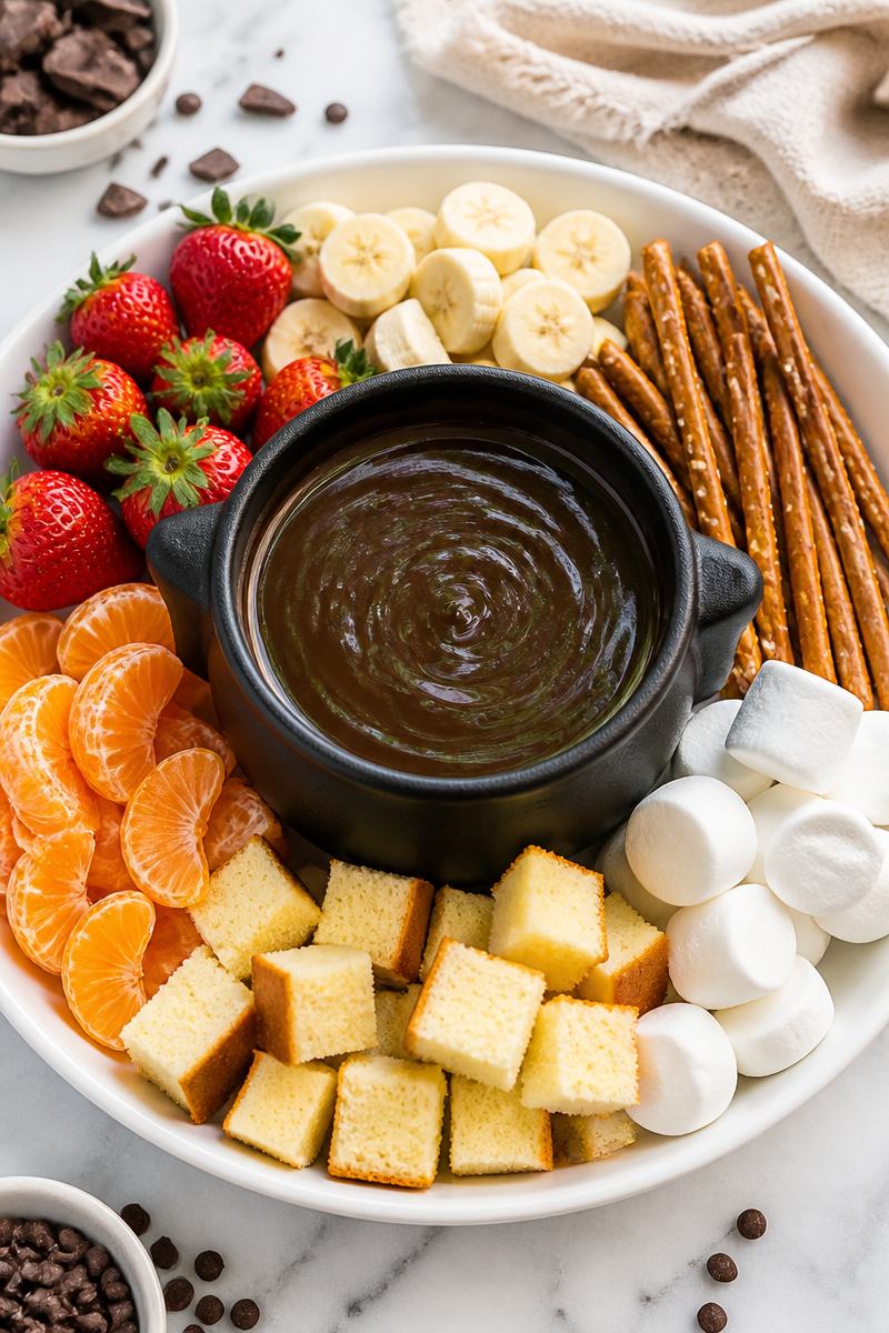 Witch Cauldron Chocolate Fondue Dip