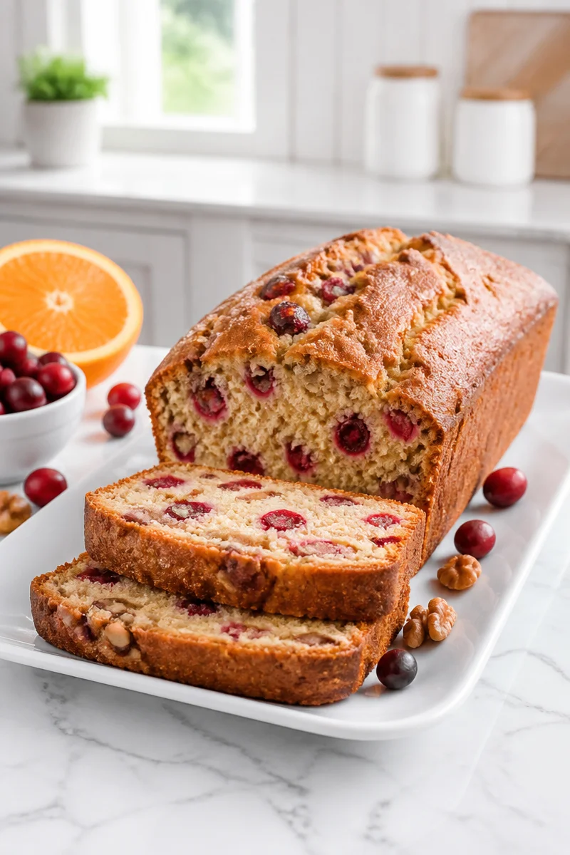 Classic Fresh Cranberry Nut Bread Loaf classic fresh cranberry nut bread loaf 2026 10 11 034646