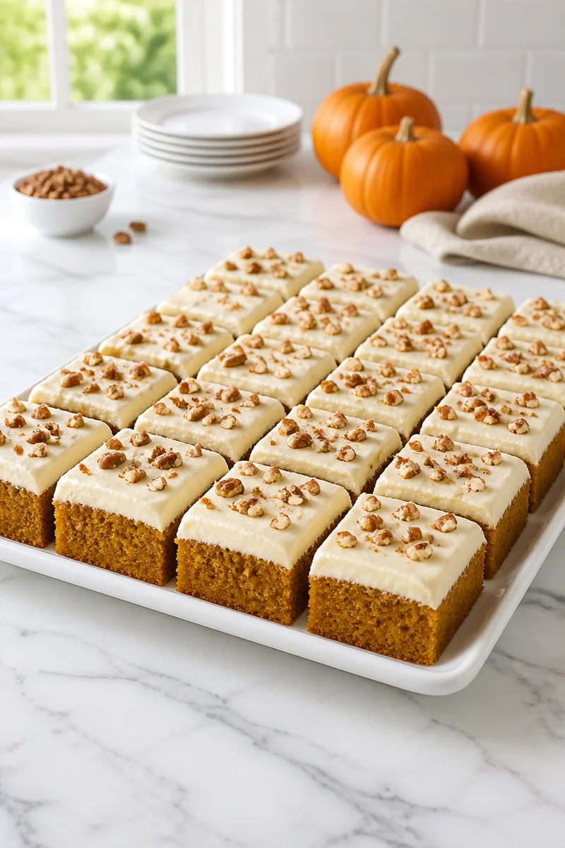 Cream Cheese Frosted Pumpkin Sheet Cake cream cheese frosted pumpkin sheet cake 2026 10 20 192222