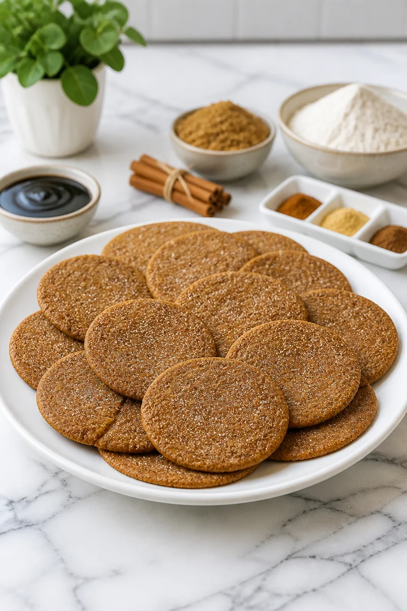 crisp thin moravian molasses spice cookies 2026 10 18 180100