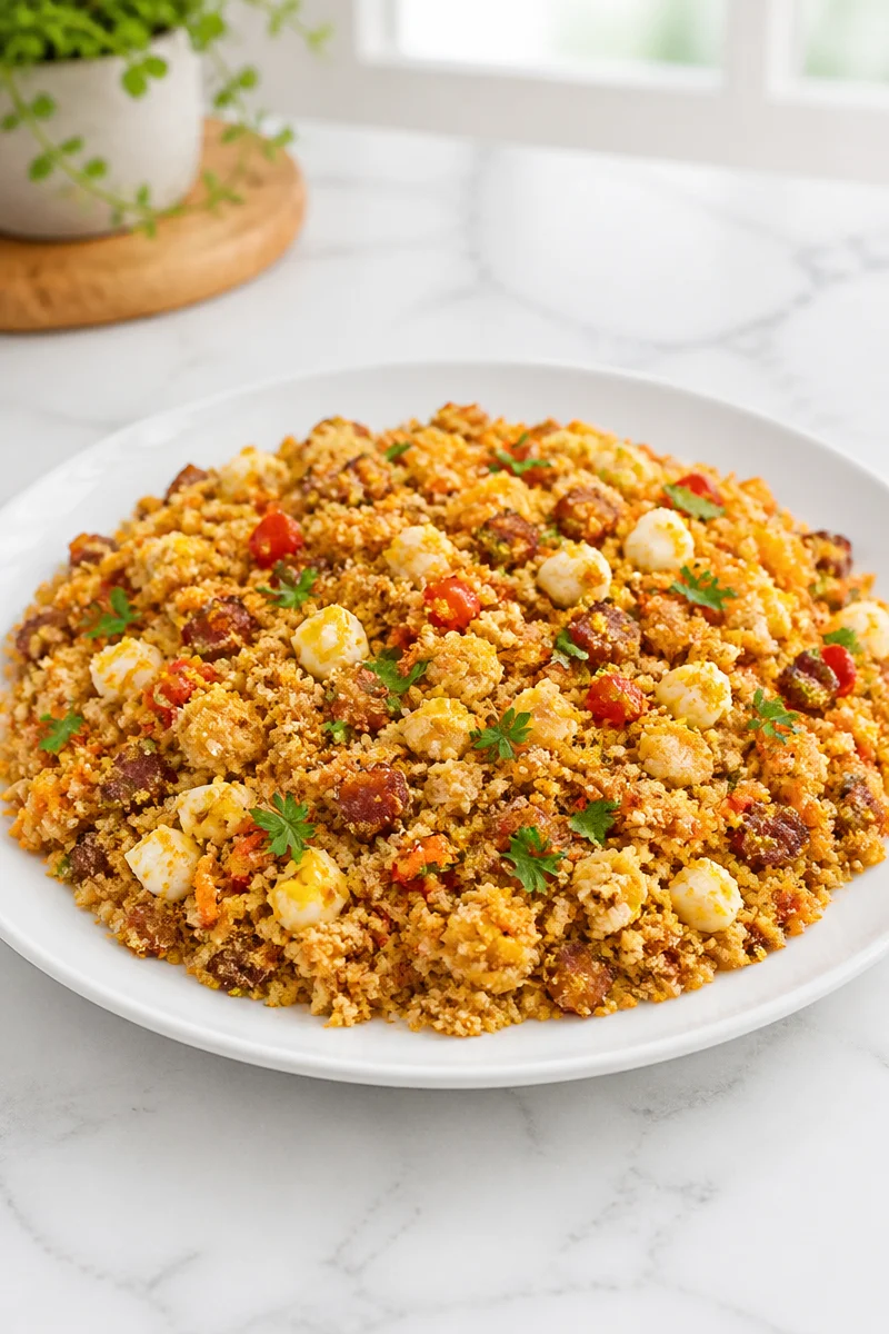 Crispy Farofa With Bacon and Eggs crispy farofa with bacon and eggs 2026 10 16 032030