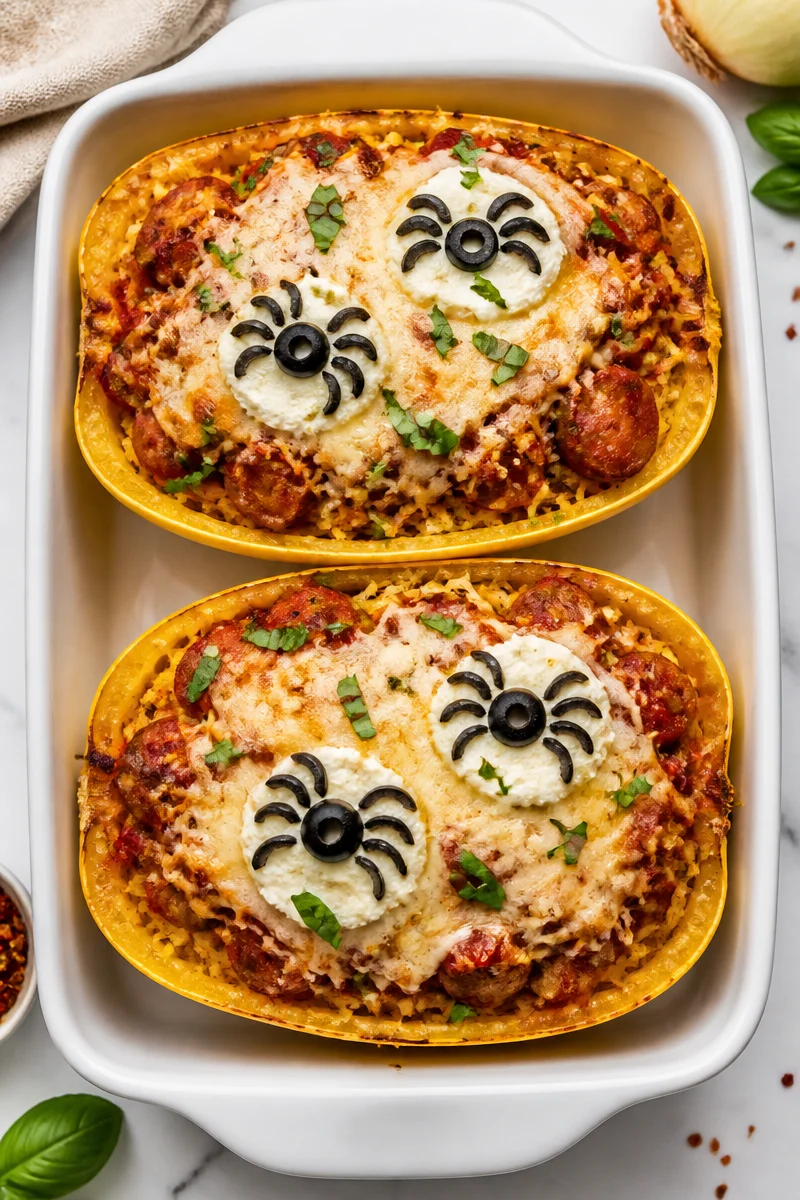 easy halloween spaghetti squash boat dinner 2026 10 11 034541 2