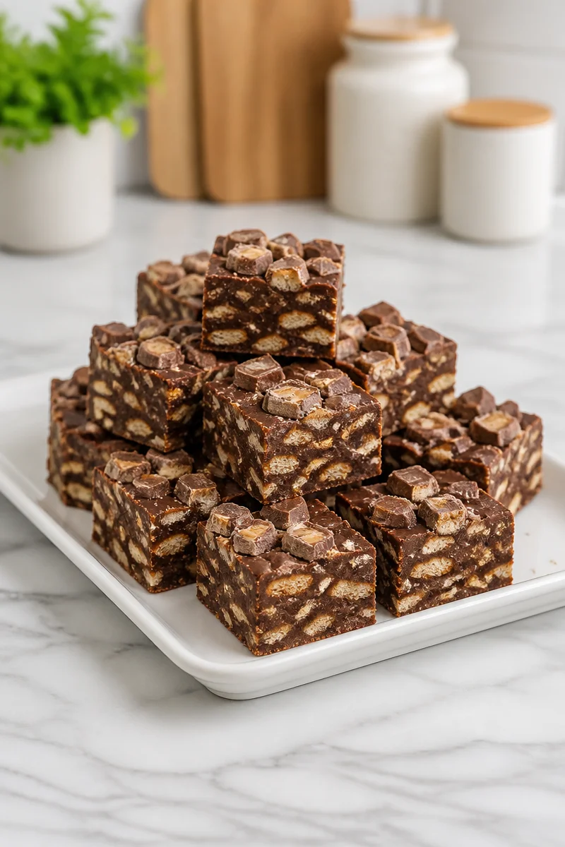 Easy No-Bake Chocolate Tiffin Squares easy no bake chocolate tiffin squares 2026 10 20 193108