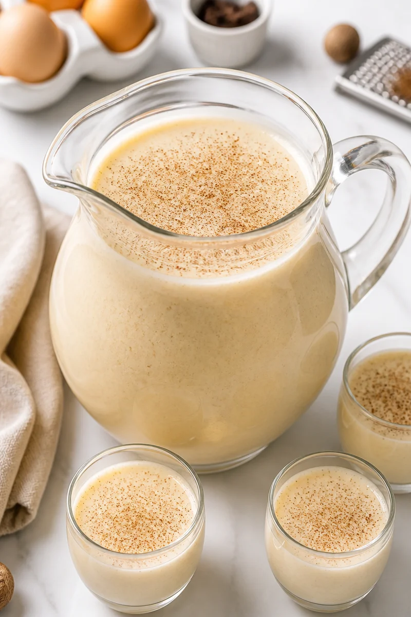 homemade cooked eggnog with bourbon 2026 10 31 005948 2