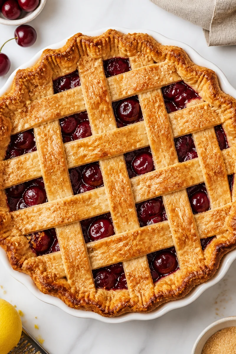 Homemade Lattice Sour Cherry Pie homemade lattice sour cherry pie 2026 10 20 192014 2