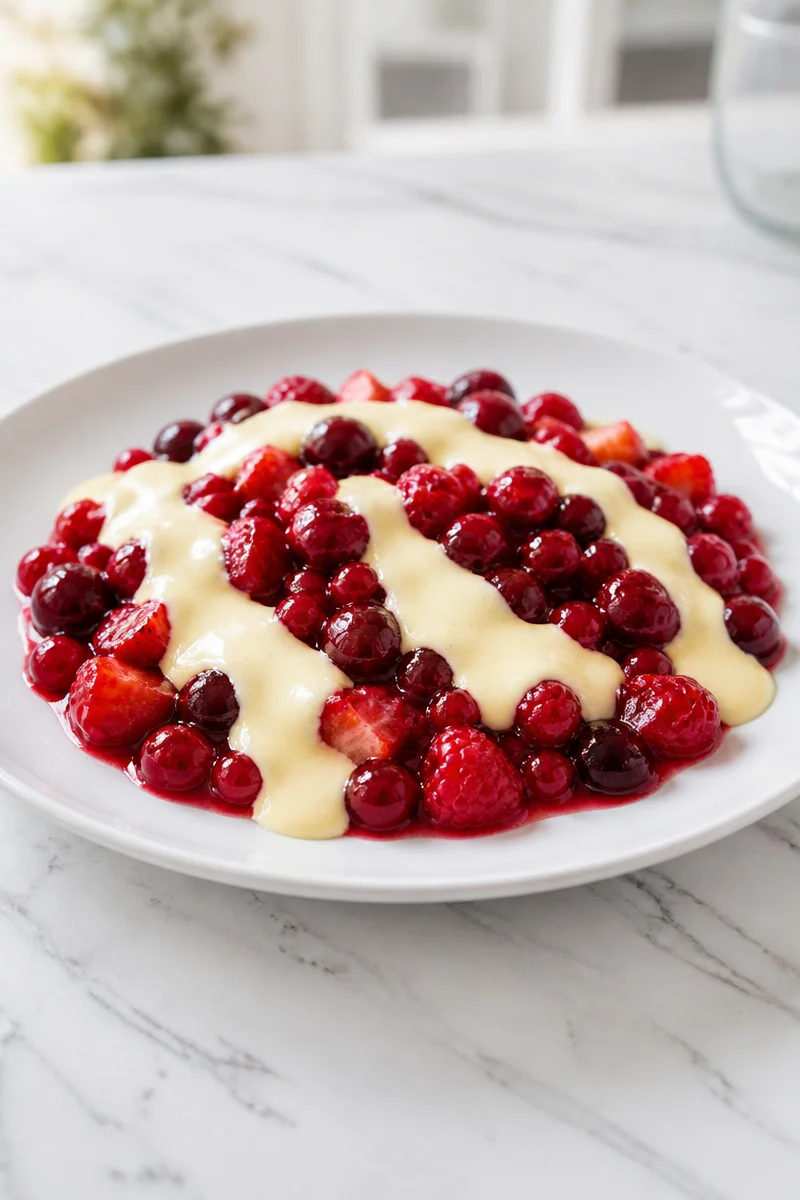 Rote Grütze With Homemade Vanilla Sauce rote grutze with homemade vanilla sauce 2026 10 16 034406