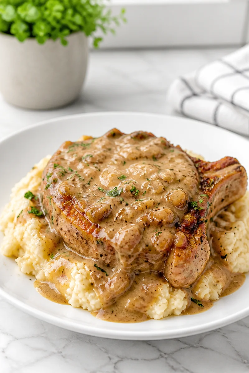 Southern Onion Gravy Smothered Pork Chops southern onion gravy smothered pork chops 2026 10 16 033648