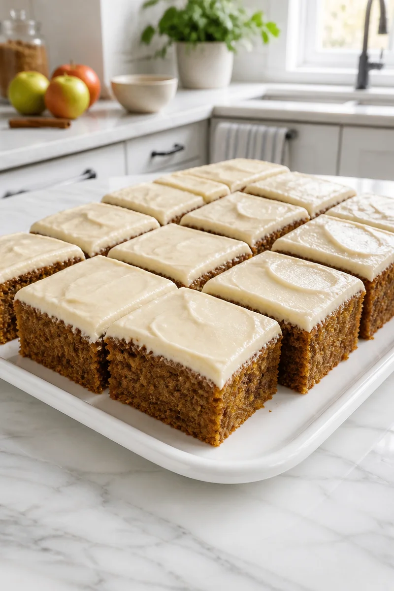 spiced applesauce cake brown butter frosting 2026 10 16 034302