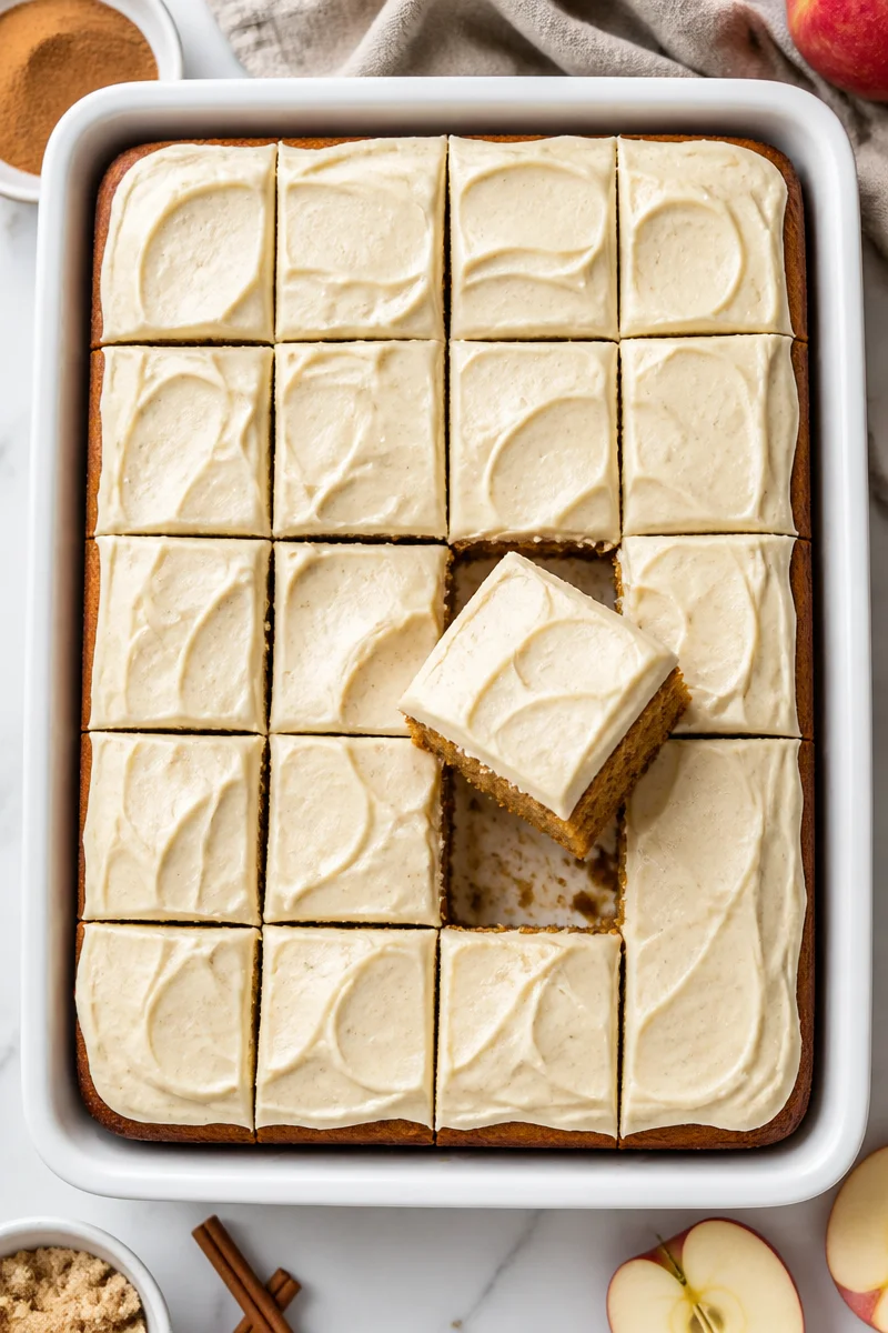spiced applesauce cake brown butter frosting 2026 10 16 034311 2